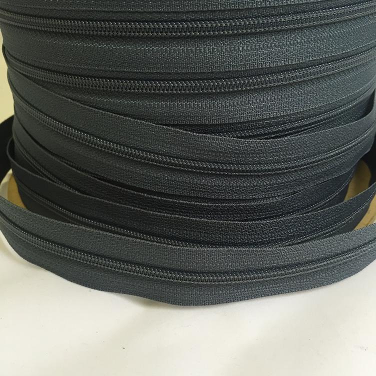 Endlosreissverschluss 3mm schiefergrau