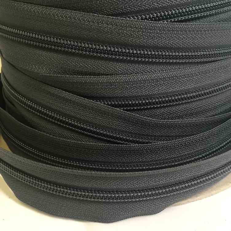 Endlosreissverschluss 5mm schiefergrau