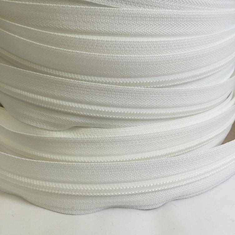 Endlosreissverschluss 5mm weiss