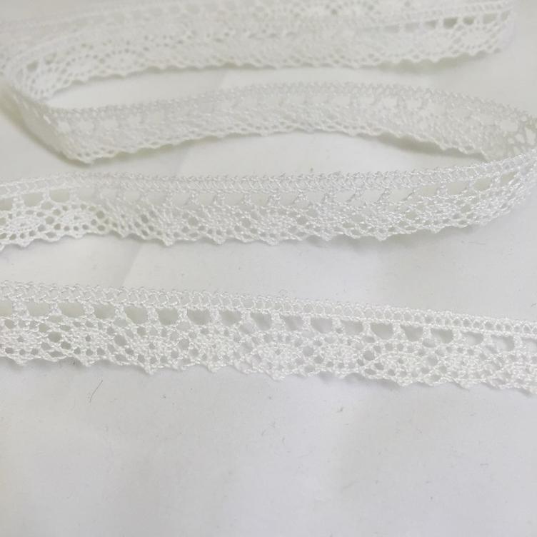 Spitzenband 13mm weiss