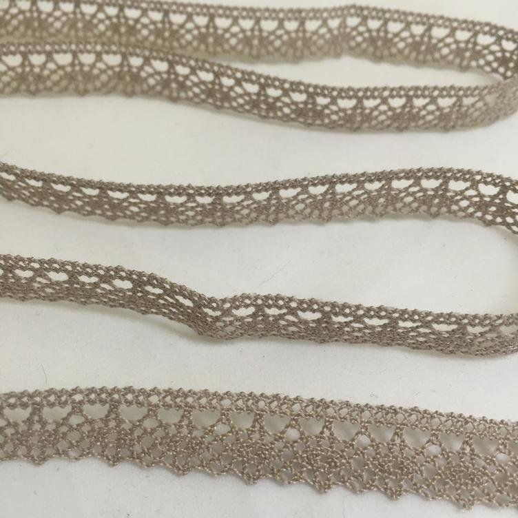 Spitzenband 13mm taupe
