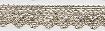 Spitzenband 25mm taupe