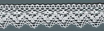 Spitzenband 25mm weiss