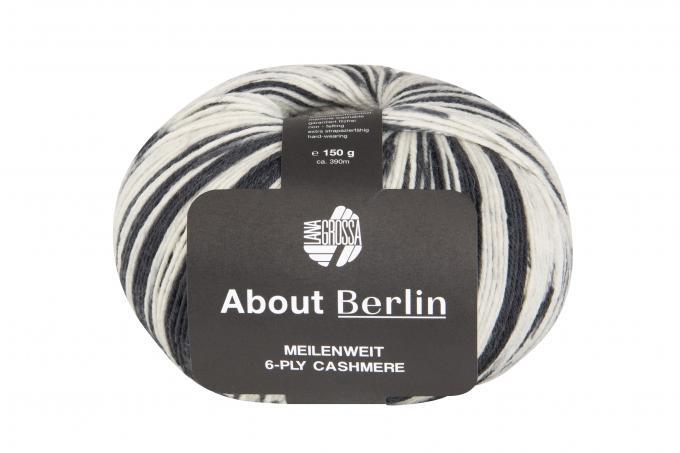 About Berlin(Cashmere) 451 hellgrau,dunkelblau