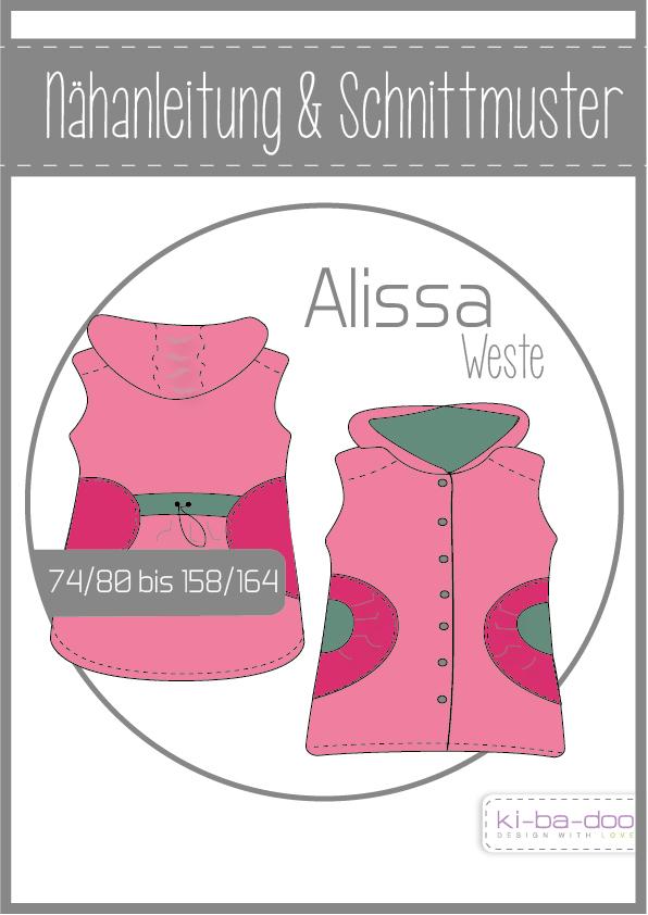 Alissa Weste Fur Madchen 7189 Ki Ba Doo Schnittmuster Manufaktur Goldau