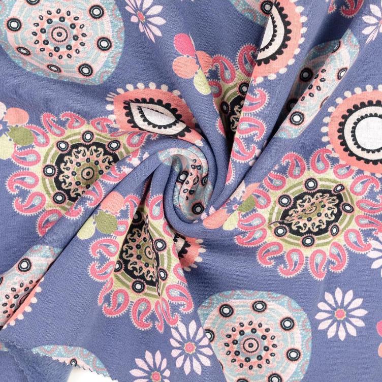 Alpenfleece Geoblumen blau