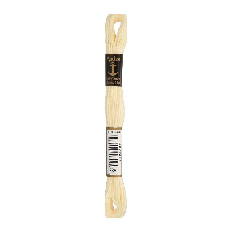 Anchor Stickgarn pastellgelb 386