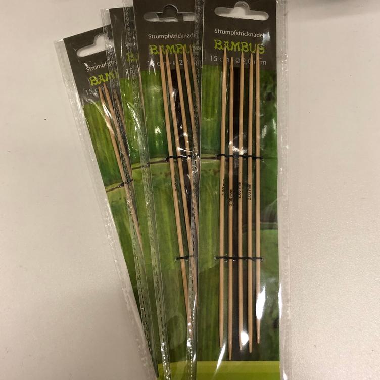 Bambus Nadelspiel 4.5 mm 15 cm