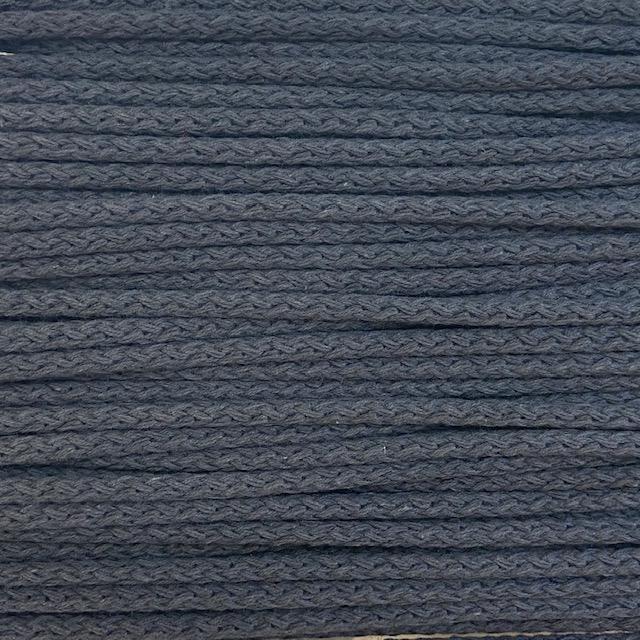 Baumwoll-Kordel 4mm dunkelgrau