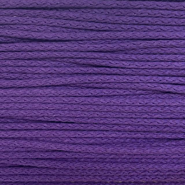 Baumwoll-Kordel 4mm dunkelviolett