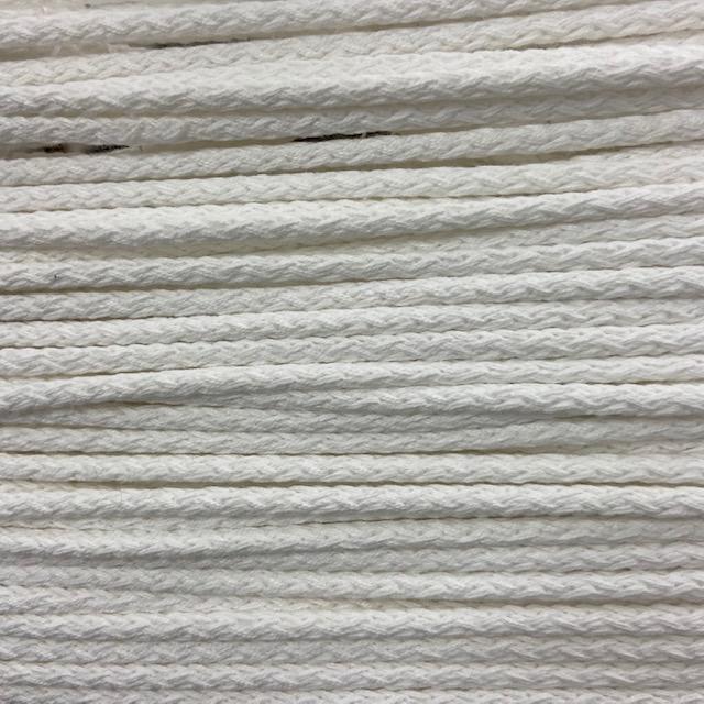 Baumwoll-Kordel 4mm weiss