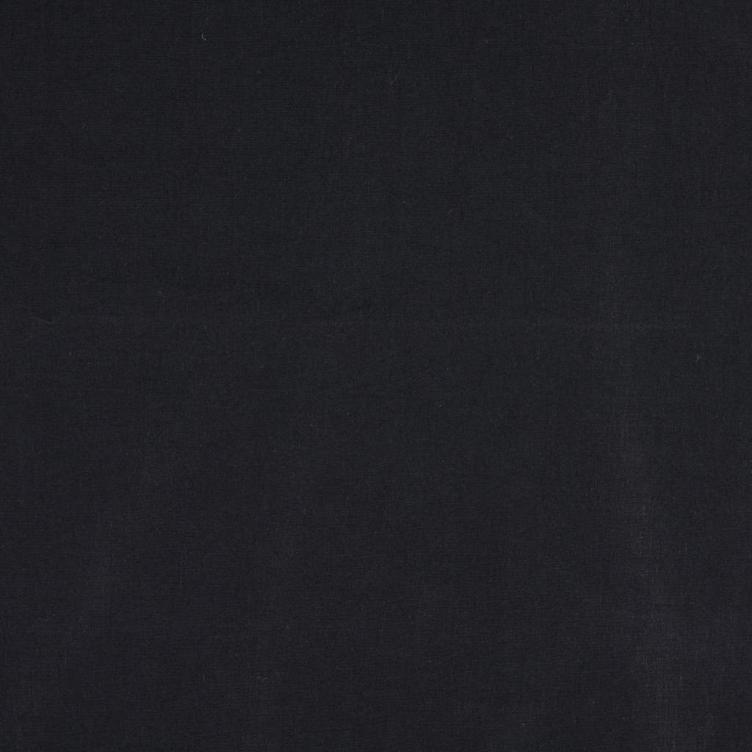 Baumwoll Popeline stonewashed uni schwarz