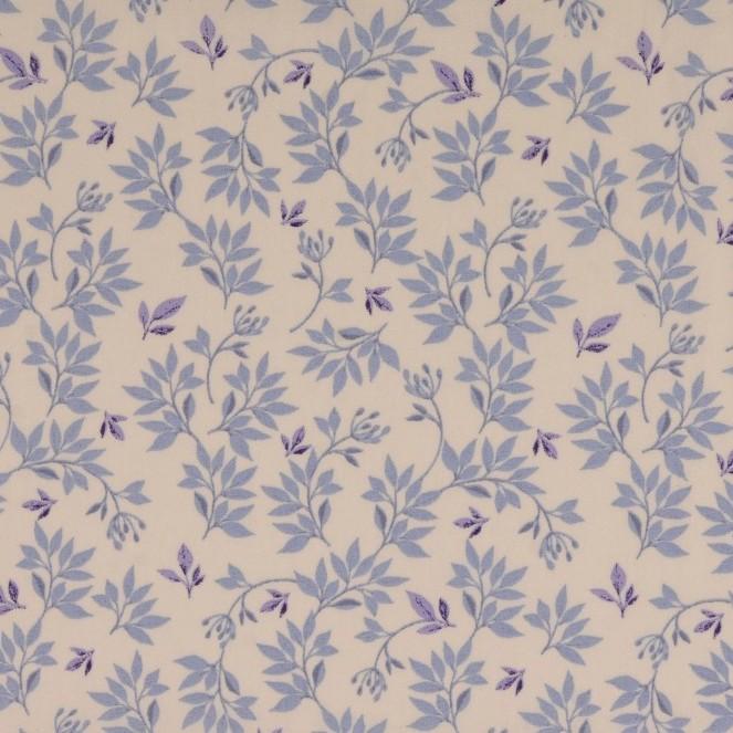 Baumwoll Ranken beige lavendel
