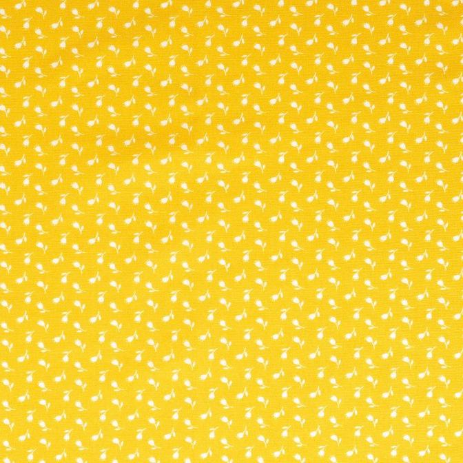 Baumwolle Ranken gelb