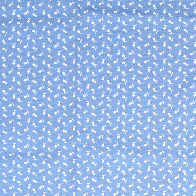 Baumwolle Ranken hellblau