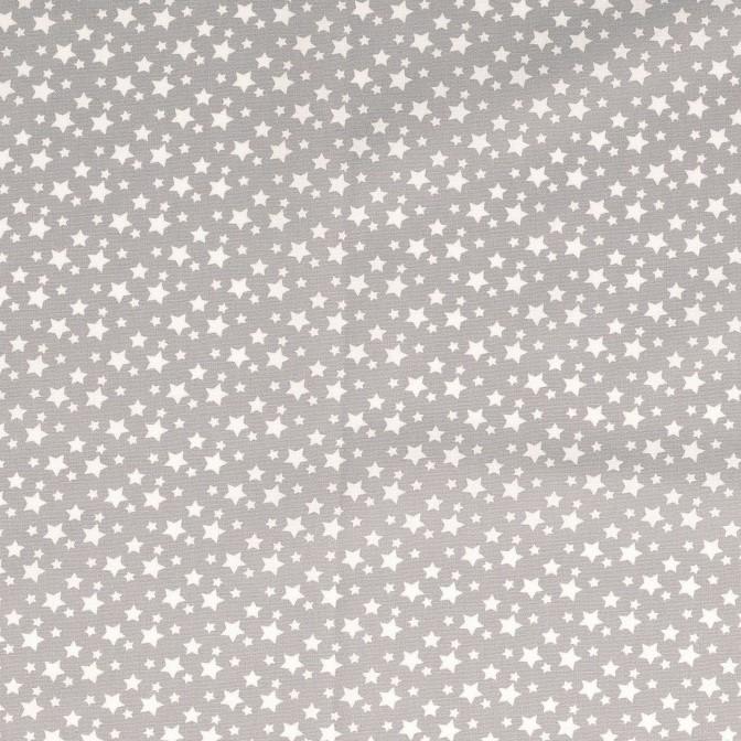 Baumwolle Sterne dunkelgrau