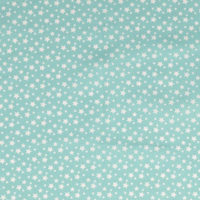 Baumwolle Sterne mint