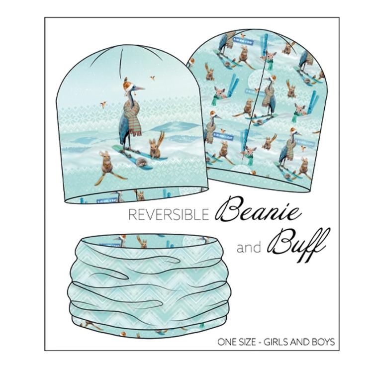 Beanie & Buff Panel Schneetiere