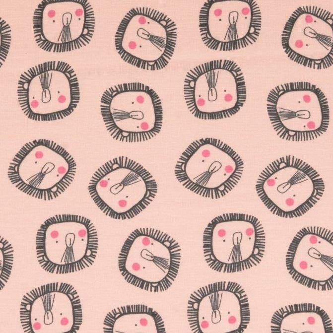 Bio Jersey Löwenkopf rosa