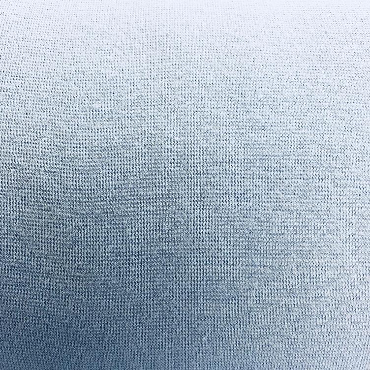 Bündchen Feinripp hellblau