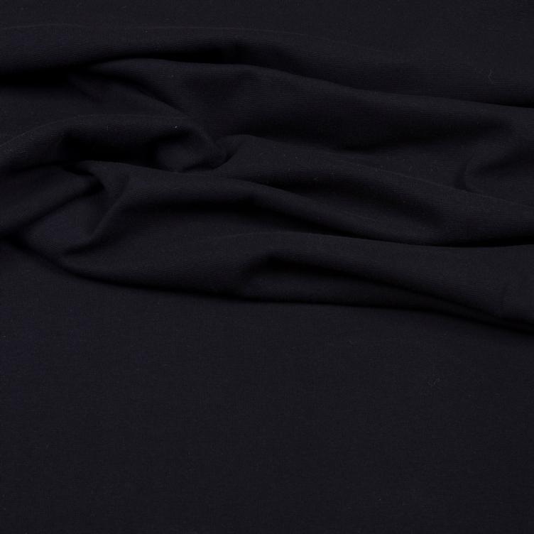 Bündchen Feinstrick schwarz