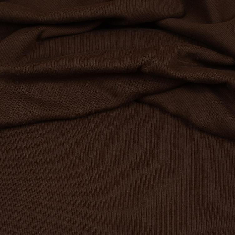 Bündchen Grobstrick braun