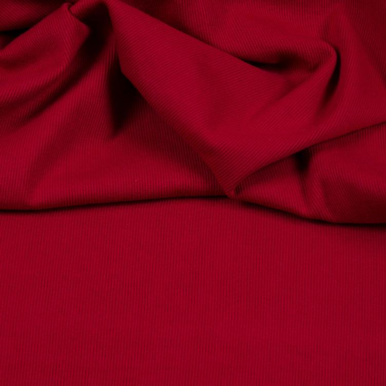 Bündchen Grobstrick dunkelrot