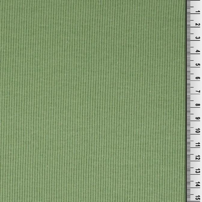 Bündchen Grobstrick grün