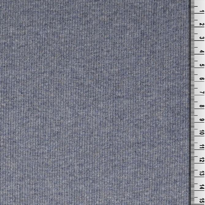 Bündchen Grobstrick jeansblau meliert