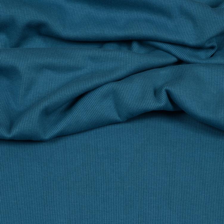 Bündchen Grobstrick petrol