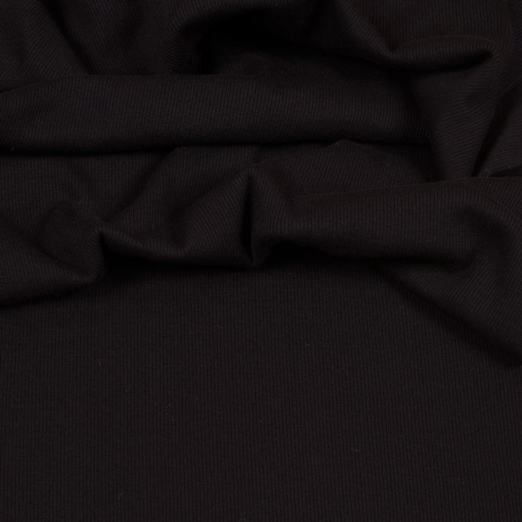 Bündchen Grobstrick schwarz