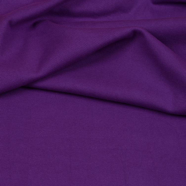Bündchen Grobstrick violett