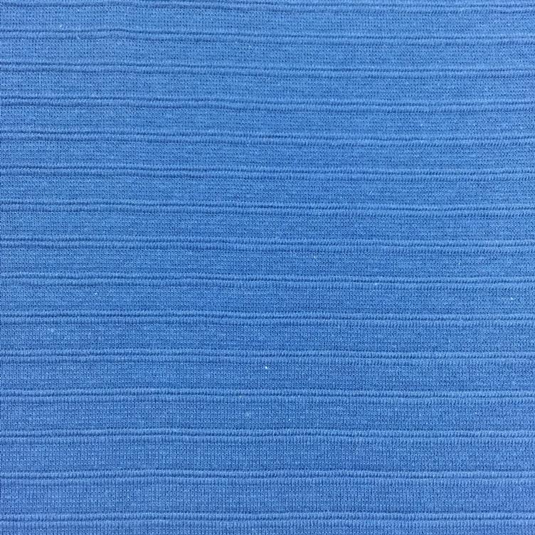 Bündchen quer gerippt blau