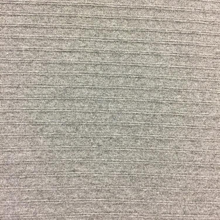 Bündchen quer gerippt grau meliert