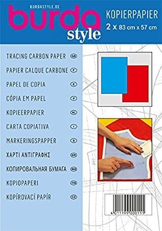 Burda Style Kopierpapier blau/rot