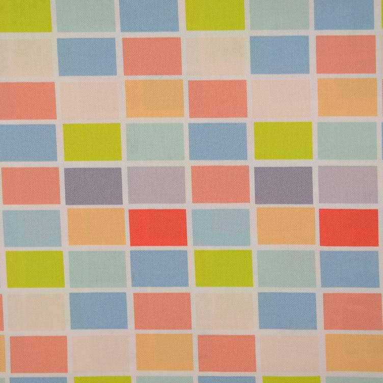 BW-Twill Rechtecke bunt