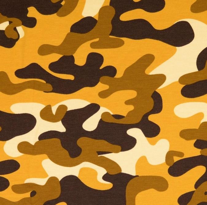 Camouflage braun gelb