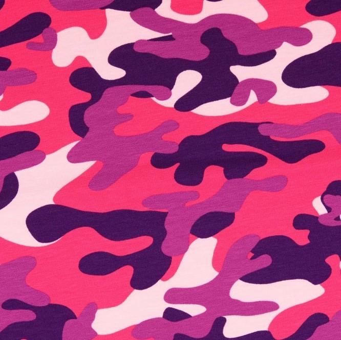 Camouflage pink violett