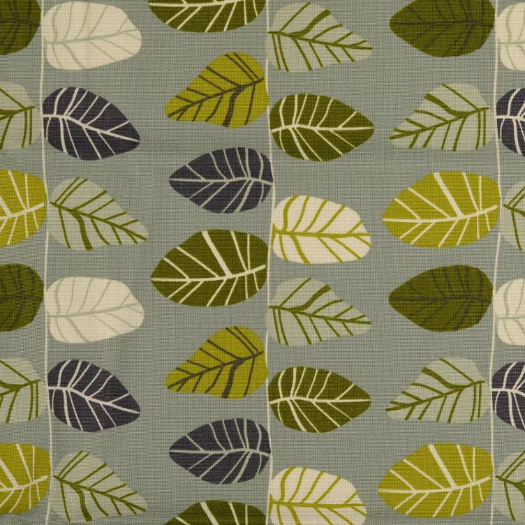 Canvas Blätterranken Herbst mint