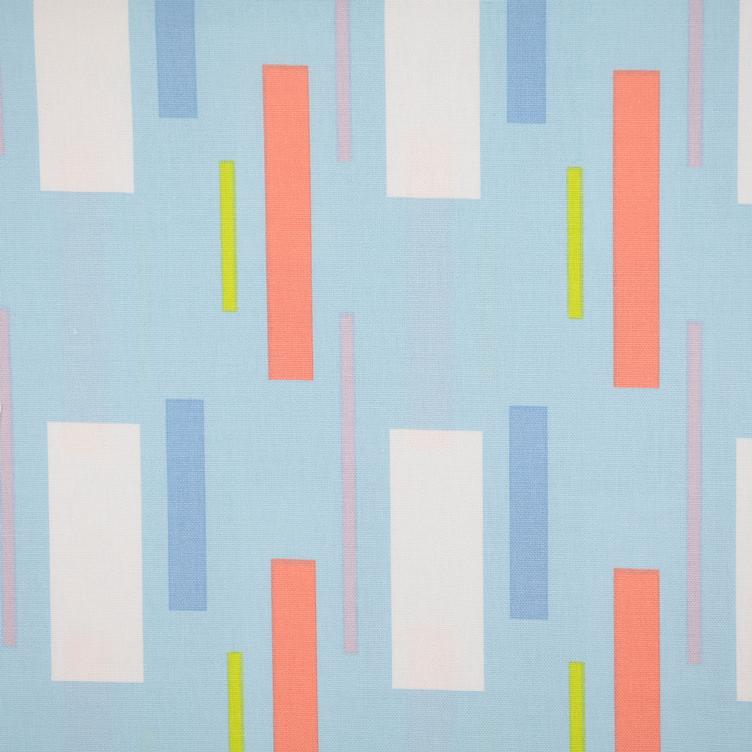 Canvas Rechtecke hellblau