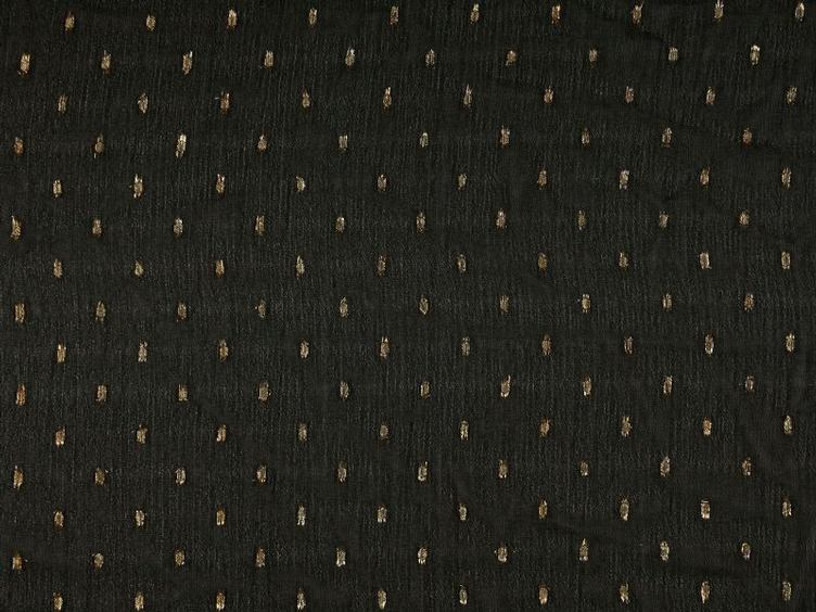 Chiffon schwarz mit Gold