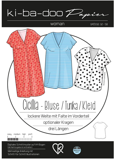 Cicillia Bluse/Tunika/Kleid
