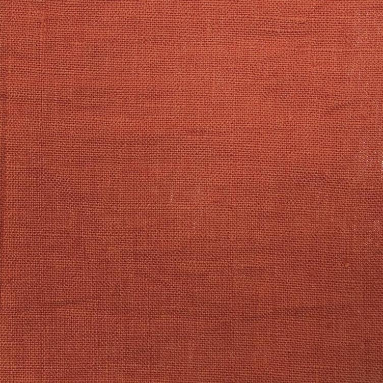 coated linen terracotta