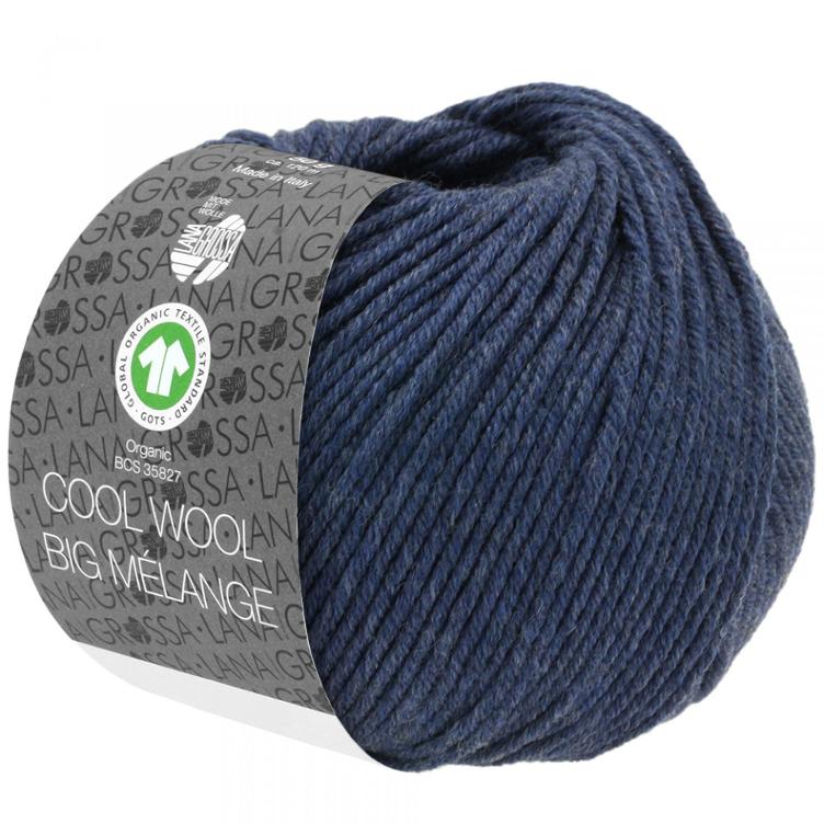 *Cool Wool Big Melange 212 dunkelblau meliert