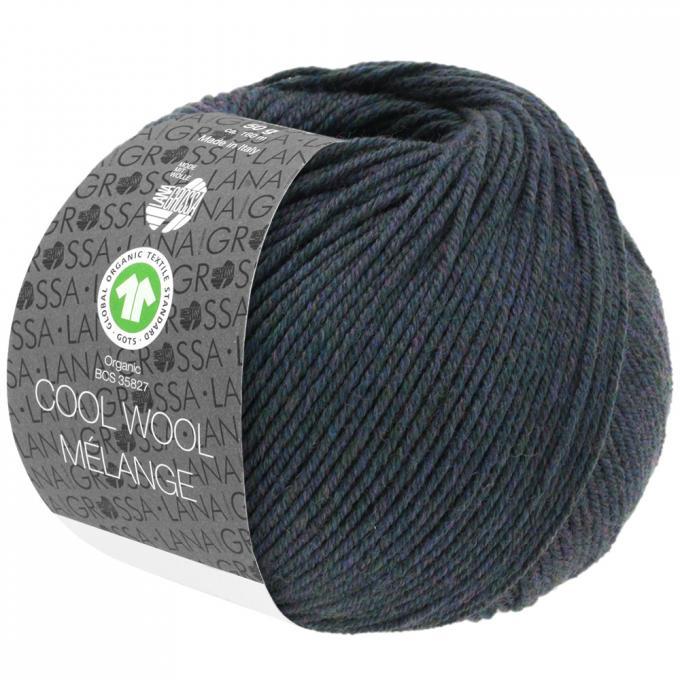 *Cool Wool Melange 104 blaugrün meliert