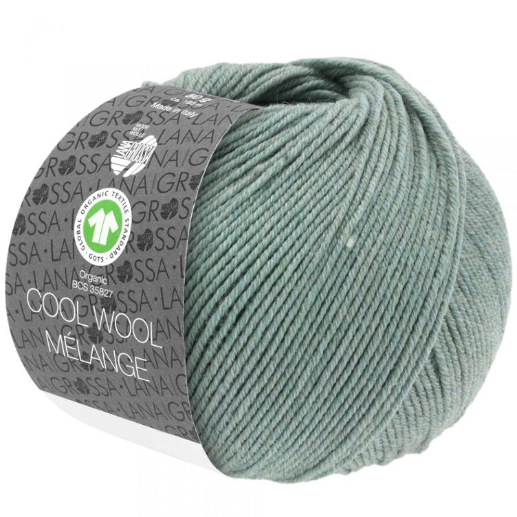 *Cool Wool Melange 109 graugrün