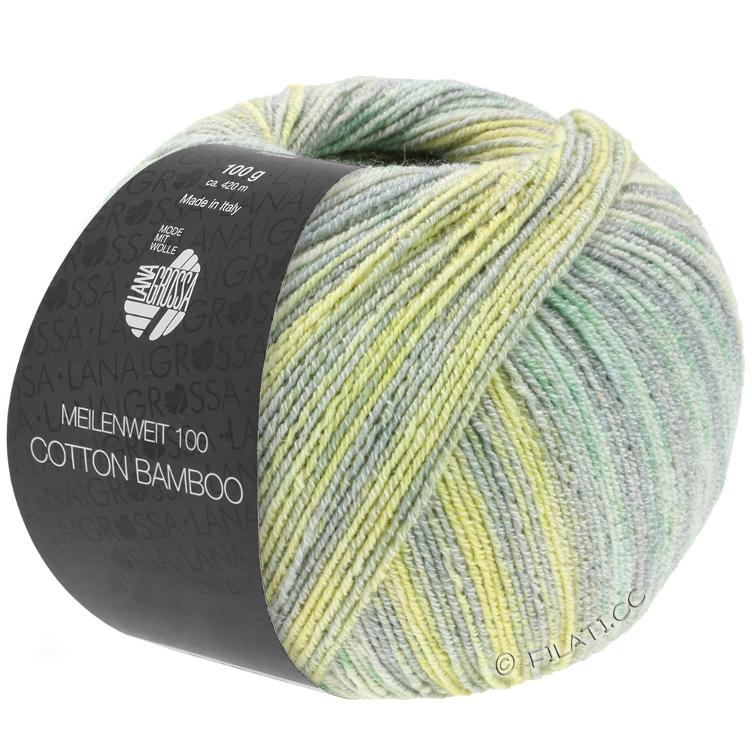Cotton Bamboo Cecilia 3224 graugrün/mint/rohweiss