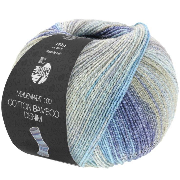 Cotton Bamboo Denim 3311 grau/blau/ecru