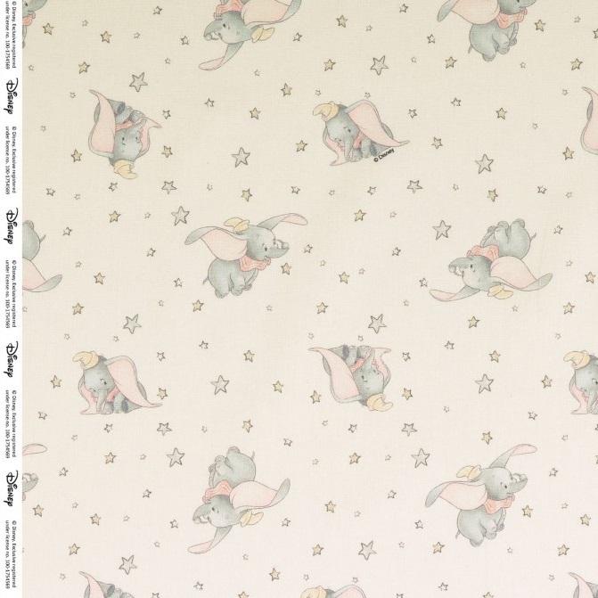 Disney Baumwolle Dumbo weiss