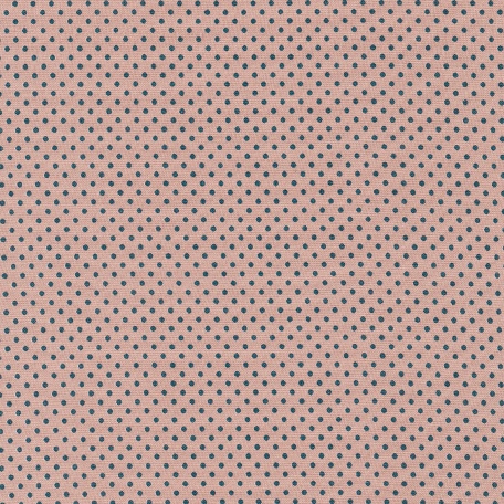 dots powder rose/petrol